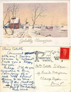 AUGURALI - BUON ANNO - GELUKKIG NIEUNJAAR - VIAGG. 1949 -76939- - Picture 1 of 1