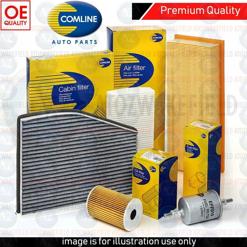 Para Ford Focus 1.0 Eco Boost Aceite Aire Cabina Filtro de Polen Kit Comline - Imagen 1 de 1