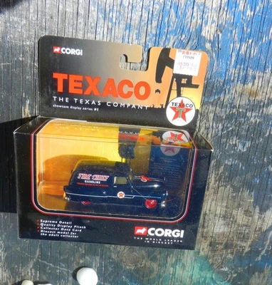 #CS90003 Corgi BLACK 1953 PONTIAC PANEL VAN 'FIRE CHIEF GASOLINE" TEXACO - Image 1 of 2