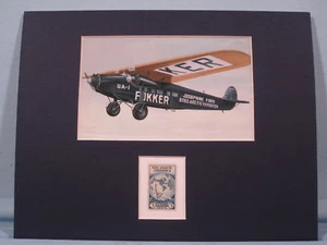 The Fokker Airplane & the Admiral Byrd Expedition stamp - Foto 1 di 1