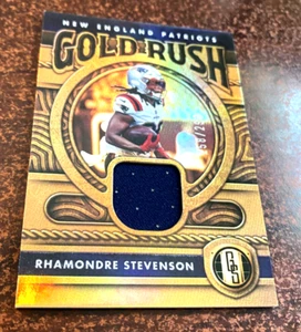 2022 Gold Standard RHAMONDRE STEVENSON Jersey Patch #d /299 NEW ENGLAND PATRIOTS - Picture 1 of 2