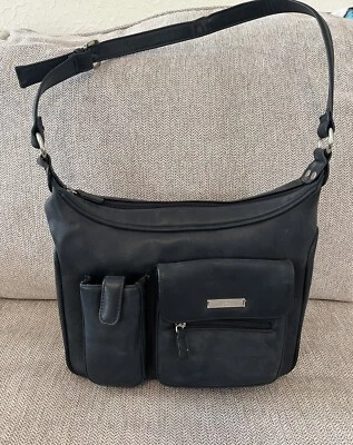 Nuevo Con Etiqueta Rosetti Azul Marino Bolso de Hombro Cartera con Paraguas Cartera Bolso de Maquillaje Foto 1 de 4