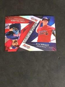 COREY KLUBER / KYLE WRIGHT 2017 BOWMAN'S BEST MIRROR IMAGE REFRACTOR #MI-14 MINT - Bild 1 von 4