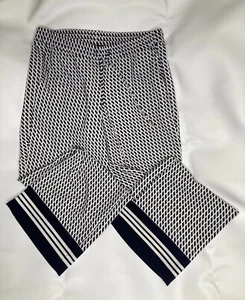 Talbots Petites fließende Damenhose marineblau weiß Größe 4P - Bild 1 von 8