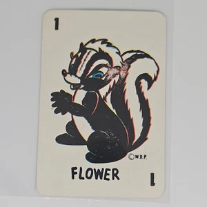 1960's Disney Russell Mini Card Flower #1 (Bambi Game) - Picture 1 of 2