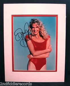 DARYLL HANNAH - Fotografía autografiada 8x10 en una pantalla doble enmarañada - Gatito sexual - Imagen 1 de 2