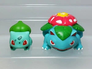 Juego de mini figuras Sofubi Venusaur Pokemon Kids & Bulbasaur Bandai R06 1,4-1,8 pulgadas - Imagen 1 de 10