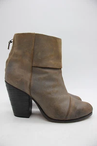 Rag & Bone Stiefel Newbury Damen 38,5 / 8,5 Bootie Used Braun Wildleder Absatz - Bild 1 von 10
