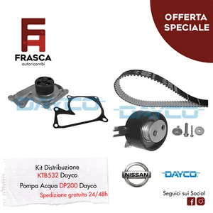 Kit Distribución Bomba Agua Dayco Nissan NV200 Furgoneta 1.5 dCi 110 CV 86 CV - Imagen 1 de 2