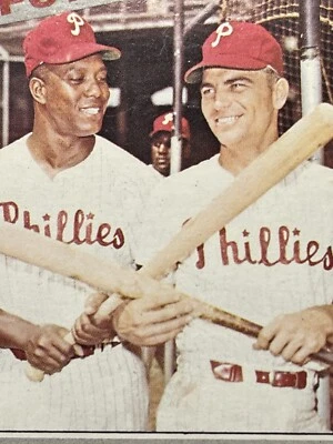 1966 Topps Power Plus Wes Covington Philadelphia Phillies Johnny Callison #52 - Image 1 of 4