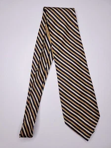 Nautica Mens Formal Necktie 58"Lx4"W Navy/Brown Neck Tie - Picture 1 of 4