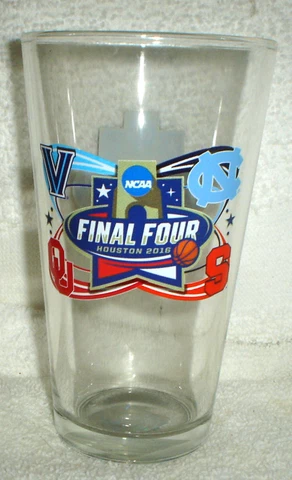 2016 FINAL FOUR PINT GLASS SYRACUSE ORANGE VILLANOVA WILDCATS NC TAR HEELS Cover