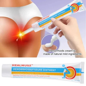 Hemorrhoids Remove Ointment Herbal Cream Relief Piles Pain Reduce Itching 1.5oz - Picture 1 of 20