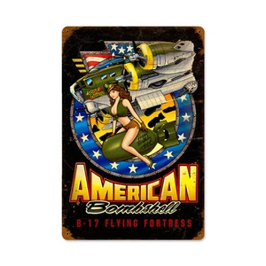 American Bombshell Blechschild - Hand Made in USA mit American Steel - Bild 1 von 1