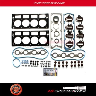 Juego de juntas de culata para Chevrolet Silverado 2500 HD 2004 2005 2006 6,0 L V8 OHV VIN U Foto 1 de 4