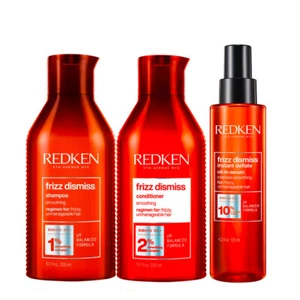 Redken Frizz Dismiss Shampoo300ml Conditioner300ml Serum125ml - Foto 1 di 2