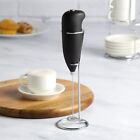 2X(Milk Frother with Stand Handheld Whisk Drink Foamer  Blender Mixer for1738