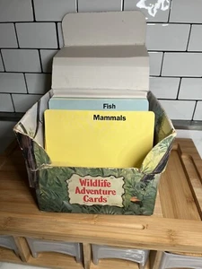 Vintage Grolier Wildlife Abenteuerkarten verpackt Bildung Homeschool Wissenschaft 1993 - Bild 1 von 7