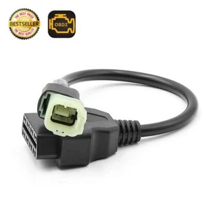 OBD2 Cable For Honda Motorbike 4 pin to 16 pin Plug Adapter Diagnostic Cable - Bild 1 von 5