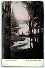 1912 Rzeka Jesiotra w pobliżu Montague Prince Edward Island Kanada Wysłana pocztówka