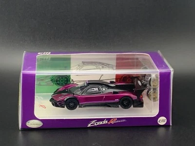 CM Model Pagani Zonda Revolucion Viola W/ Extra Set Ruote 1/64 - Immagine 1 di 4