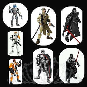 Lego Star Wars Buildable Figures Rey Darth Vader Kylo Ren - Picture 1 of 13