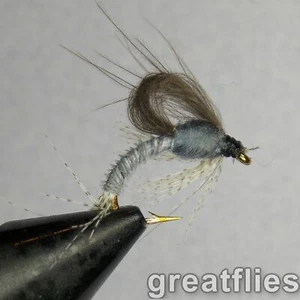 1 Dutzend (12) - CDC Loop Wing Emerger - Adams - Bild 1 von 1