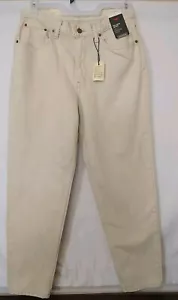 Jeans Levis Premium anni 80 mamma beige marrone denim donna taglia 31x30 nuovi con etichette - Foto 1 di 4