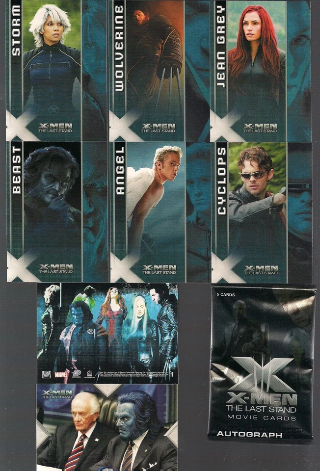 X-MEN X3 THE LAST STAND MOVIE RA 2006 FULL 72 CARD BASE SET+ WRAP HUGH JACKMAN - Image 1 of 1