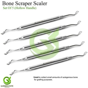 5 Pieces Bone Scraper Scaler Implant Autogenous Bone Grafting Carrier - Picture 1 of 2