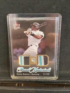 2007 Fleer Ultra Dual Materials Hanley Ramirez Game Used Jersey Tigers /25 B9 - Picture 1 of 2