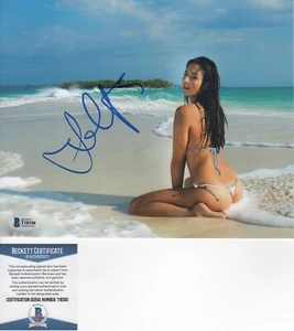 JESSICA GOMES STUNNING AUSTRALIAN MODEL *ULTRA-RARE* SIGNED PHOTO BECKETT - Picture 1 of 1