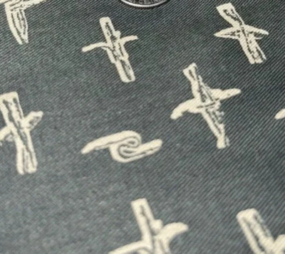 Tela Serigrafía Serpiente 1 Yarda X 36" Ancho Fondo Verde LEER tot-ae Foto 1 de 4