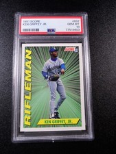 PSA 10 1991 Score Ken Griffey Jr MLB Card #697 Rifleman