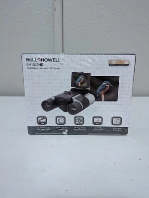 Bell & Howell BH1025HD 10x25 Binoculars with HD Camera - Sealed - Image 1 of 4