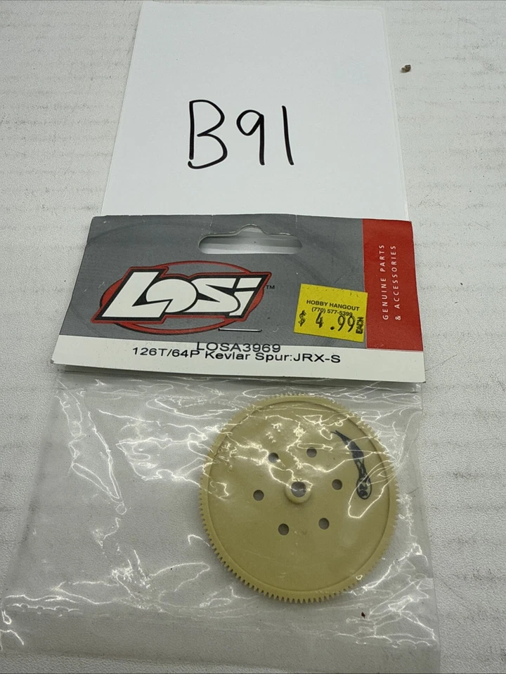 Losi LOSA3969 Spur Gear 126T/64P made with Kevlar: JRX-S - Image 1 of 1
