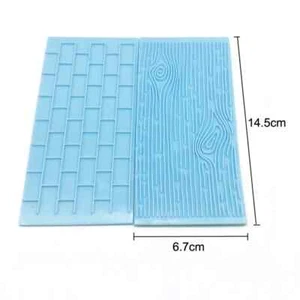 TREE BARK and/or BRICK WALL Plastic Cake Decorating Fondant Mould Cutter - Picture 1 of 26