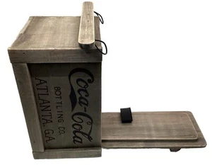 Vintage Doll Sized Wooden Coca-Cola Crate Scooter 9 inches tall Franklin Mint - Picture 1 of 6