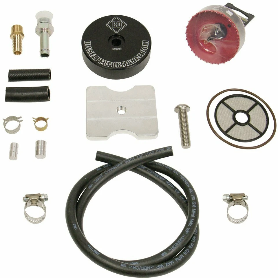 Kit de cárter de tanque BD-Power Flow-Max con sierra de orificio de 3" para Ford Chevy GMC Dodge Ram Foto 1 de 1