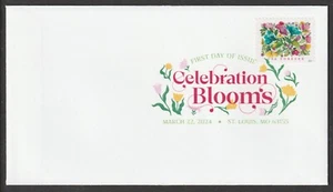 US 5849 Celebration Blooms DCP FDC 2024 - Picture 1 of 1