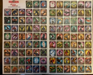 Monopoly My Marvel Heroes Customized Edition 2006 Replacement Character Labels - Picture 1 of 11