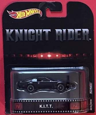 2016 Hot Wheels ~ KNIGHT  RIDER  ~  KI.T.T.  ~ New MOC W/ Real Riders See Pics - Image 1 of 4