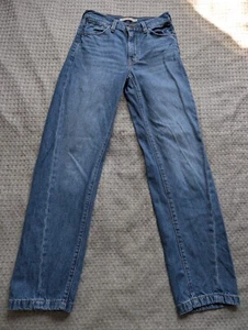 Levi's Jeans Women 24 Fit 26x30 Blue '94 Baggy Mid Rise Loose Fit Medium Wash - Picture 1 of 12