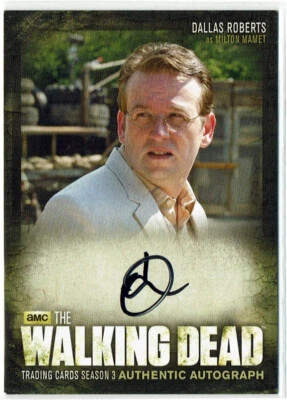 The Walking Dead Season 3 Part 2 TWD Auto Autograph A15 Dallas Roberts as Milton - Image 1 of 2