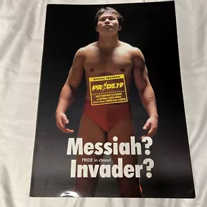 MMA PRIDE.19 official Program Wanderlei Silva vs. Kiyoshi Tamura title match - Picture 1 of 5