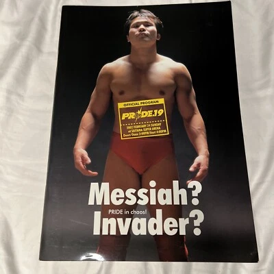 MMA PRIDE.19 official Program Wanderlei Silva vs. Kiyoshi Tamura title match - Image 1 of 4