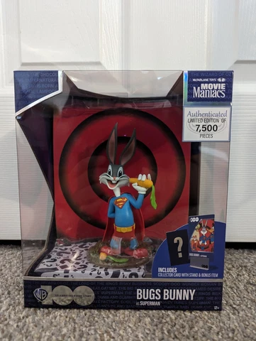 McFarlane Toys WB 100 Looney Tunes Bugs Bunny as Superman Statue 7500 Pieces Cover