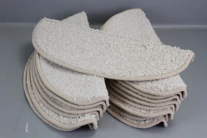 vidaXL 15x Stufenmatte Treppenschutz Matte rutschfest creme weiß 65x21cm NX-15M - Bild 1 von 6