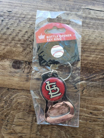 St Louis Cardinals MLB Bottle Opener Keychain Key Ring New Cover