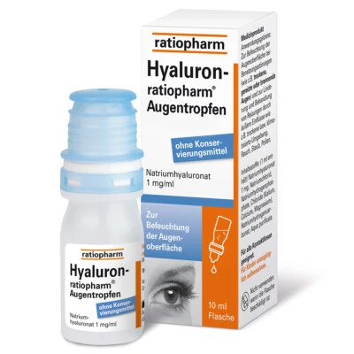 Hyaluron - ratiopharm Augentropfen 10 ml , PZN 10810214